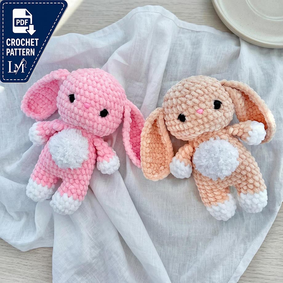 Baby Bunny Crochet Pattern Ideas for Soft Amigurumi Toys 6